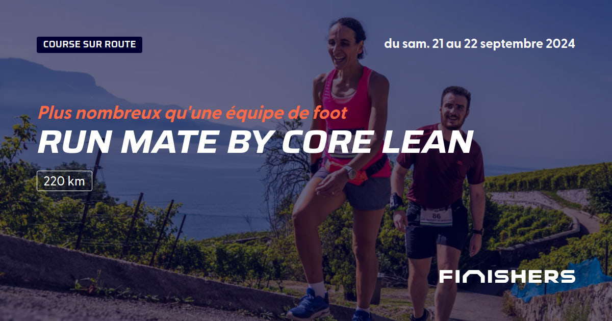 🏃 Run Mate 2023 Parcours, inscriptions & résultats Finishers
