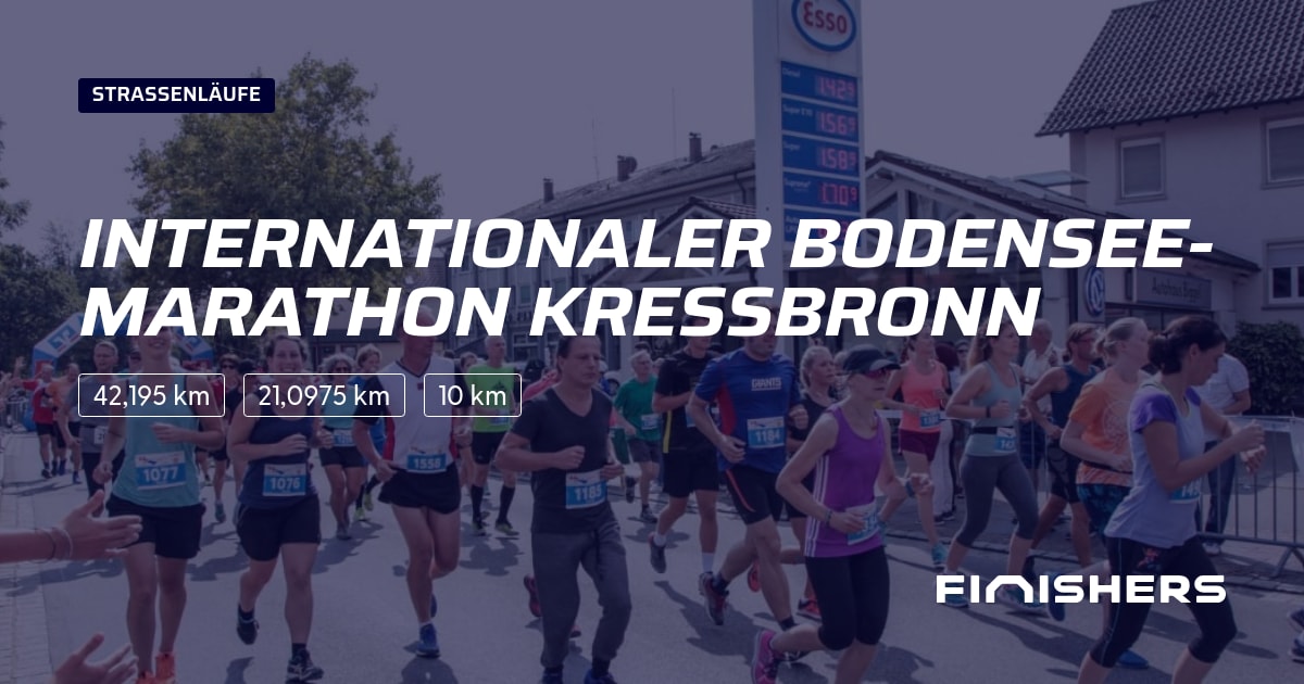 🏃 Internationaler BodenseeMarathon Kressbronn 2025 Alle Strecken