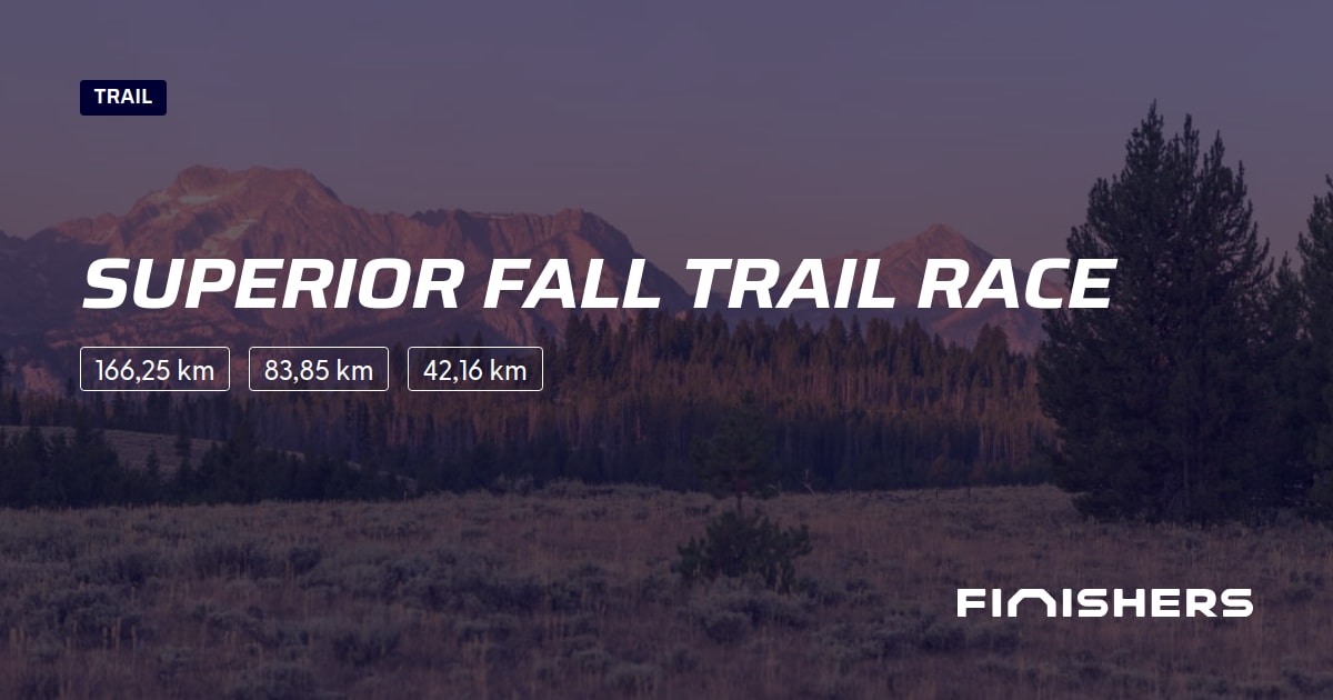 🏃 Superior Fall Trail Race 2024 Percursos, inscrições e resultados