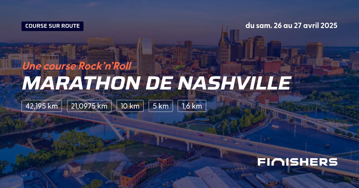 🏃 Marathon de Nashville 2025 Parcours, inscriptions & résultats