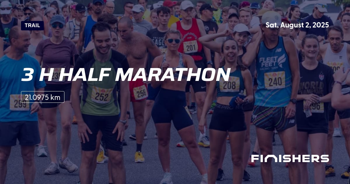 🏃 3 H Half Marathon 2025 - All the information about the race and ...