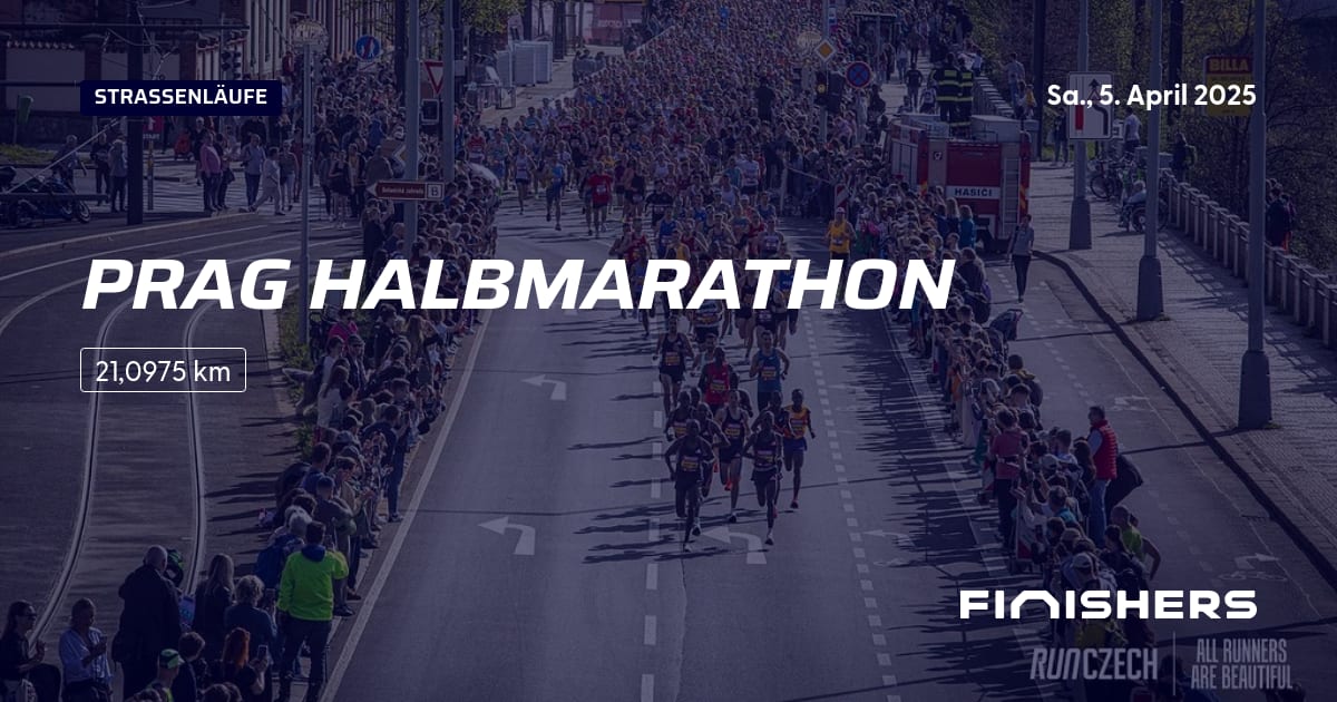 🏃 Prag Halbmarathon 2025 Alle Strecken, Ergebnis und Anmeldeinfos