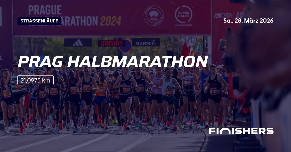  🏃 Prag Halbmarathon 2026 - Alle Strecken-, Ergebnis- und Anmeldeinfos 