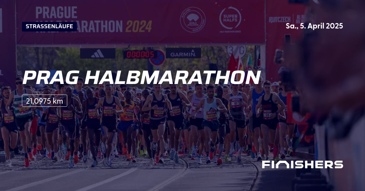 🏃 Prag Halbmarathon 2025 Alle Strecken, Ergebnis und Anmeldeinfos Finishers