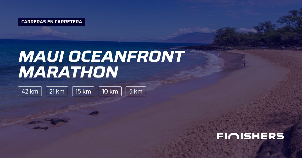 🏃 Maui Oceanfront Marathon 2024 Toda la información sobre los