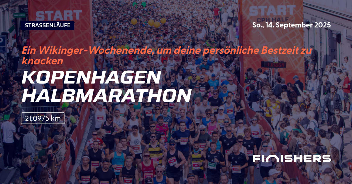 🏃 Kopenhagen Halbmarathon 2025 Alle Strecken, Ergebnis und