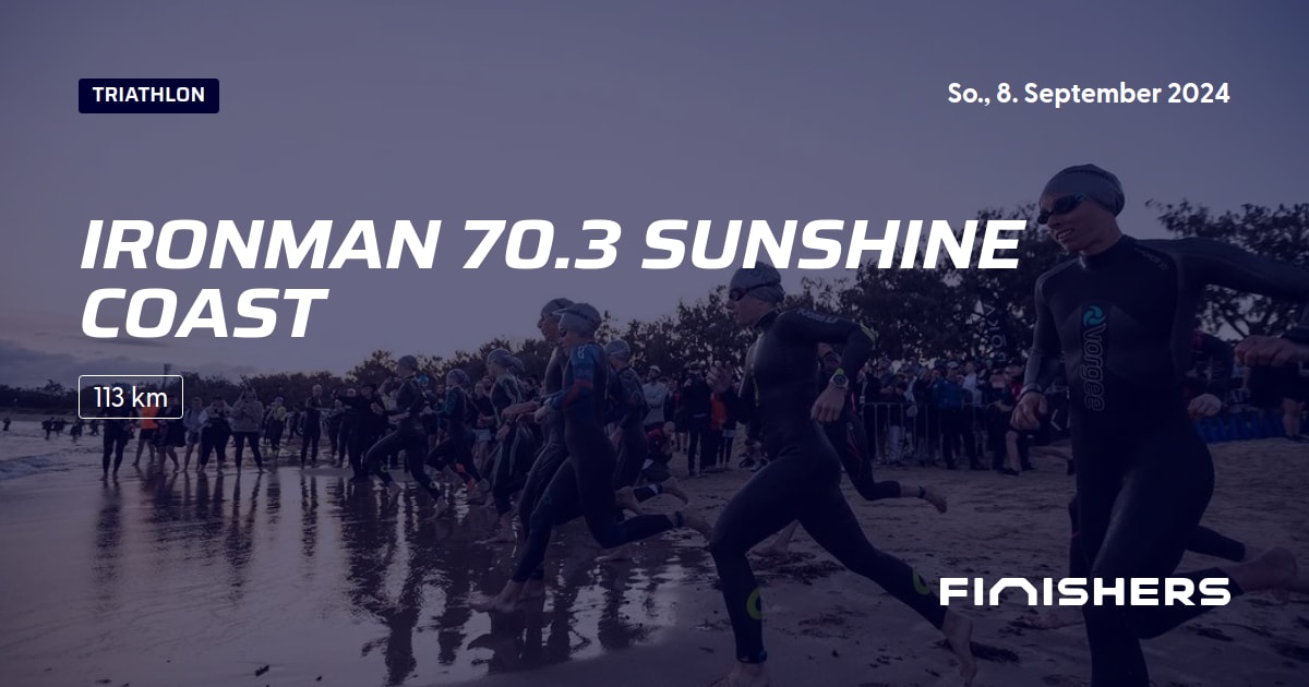 🏃 Ironman 70.3 Sunshine Coast 2024 Alle Strecken, Ergebnis und