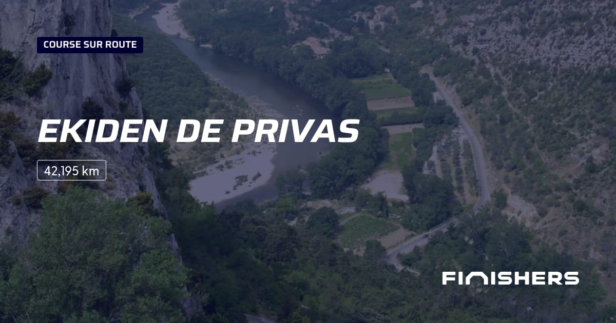 🏃 Ekiden de Privas 2025 Parcours, inscriptions & résultats Finishers