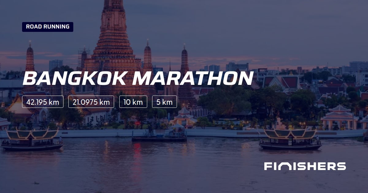 🏃 Bangkok Marathon 2024 All the information about the race and