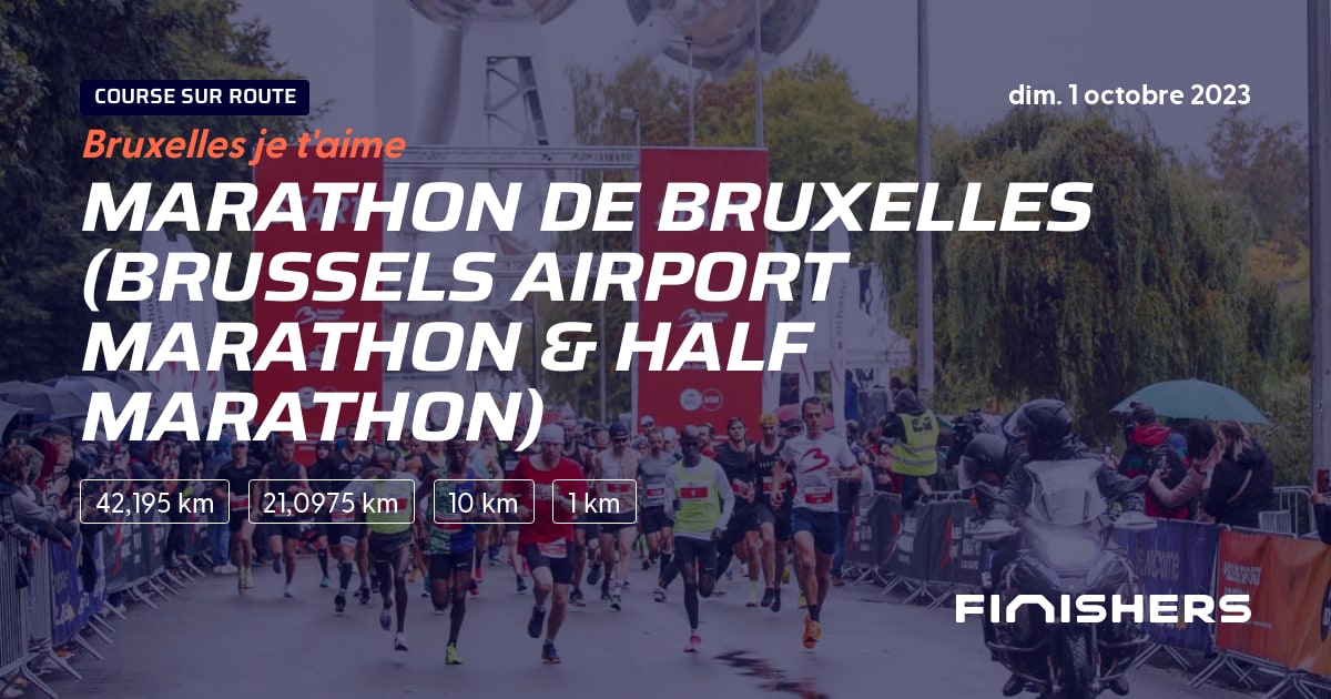 🏃 Marathon de Bruxelles (Brussels Airport Marathon & Half Marathon) 2023 Parcours