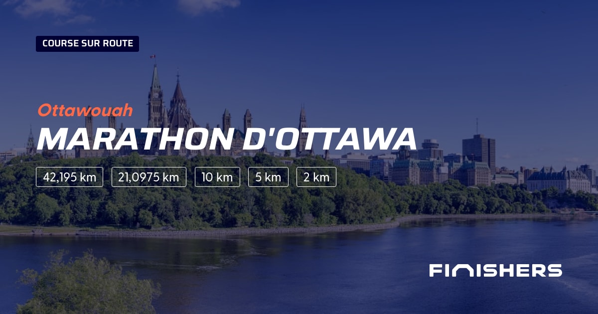 🏃 Marathon d'Ottawa 2024 Parcours, inscriptions & résultats Finishers