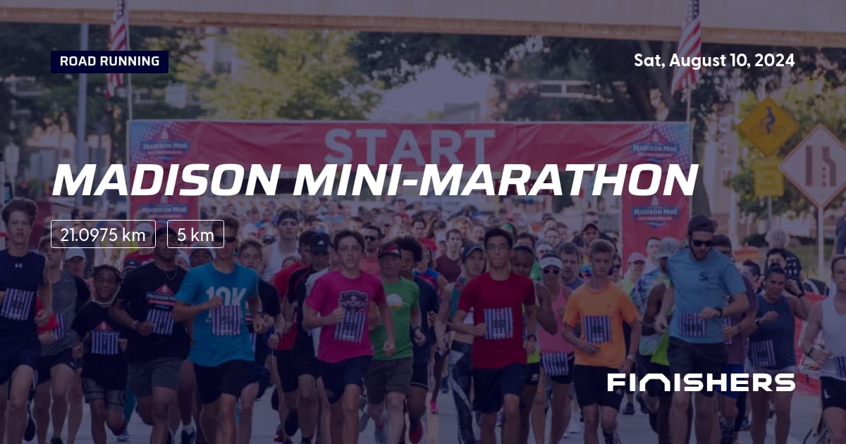 🏃 Madison MiniMarathon 2024 All the information about the race and