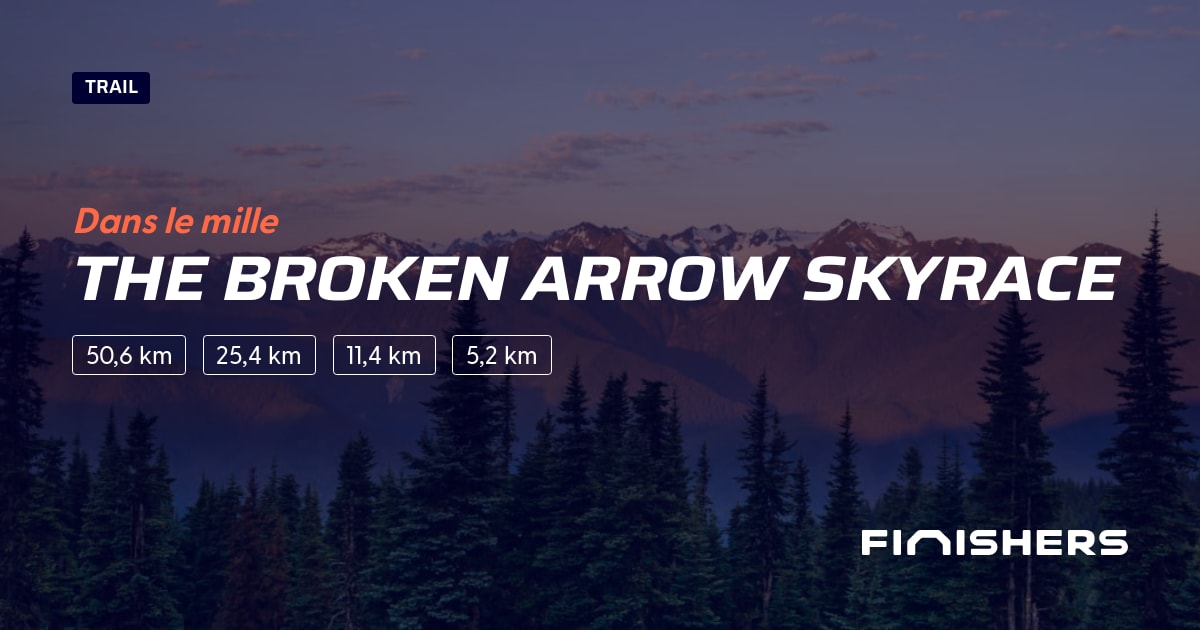 🏃 The Broken Arrow Skyrace 2025 Parcours, inscriptions & résultats