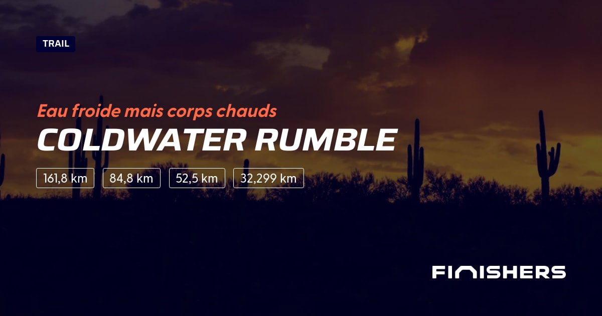 🏃 Coldwater Rumble 2025 Parcours, inscriptions & résultats Finishers