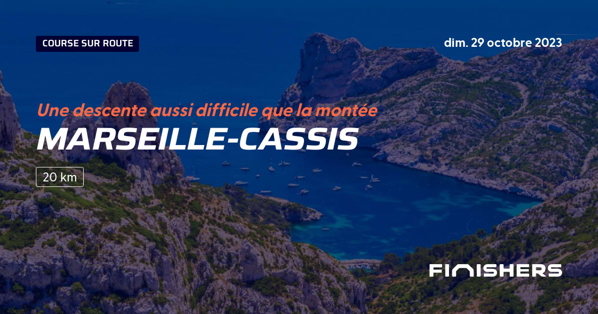 🏃 MarseilleCassis 2023 Parcours, inscriptions & résultats Finishers