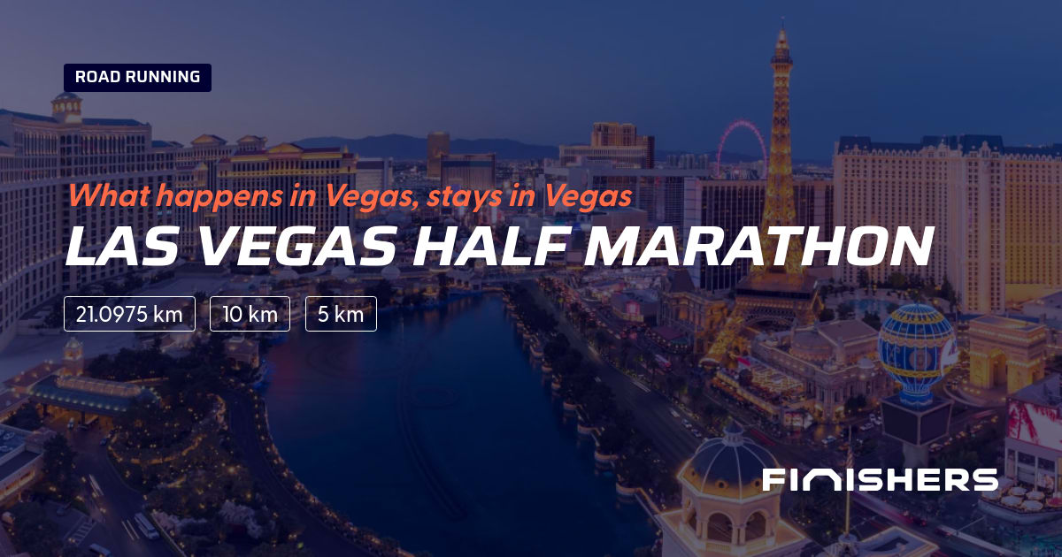 🏃 Las Vegas Half Marathon 2025 All the information about the race and