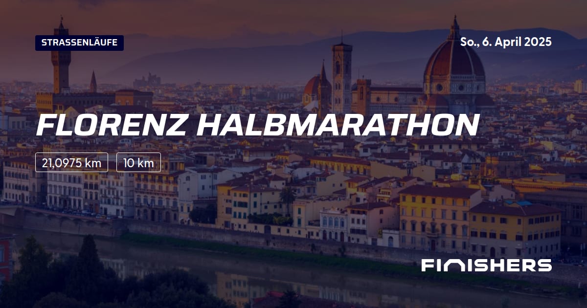 🏃 Florenz Halbmarathon 2025 Alle Strecken, Ergebnis und