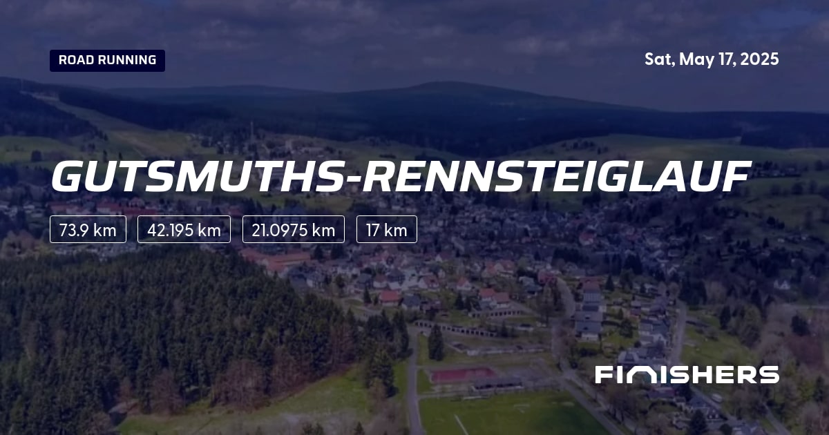 🏃 GutsMuths-Rennsteiglauf 2025 - All the information about the race and