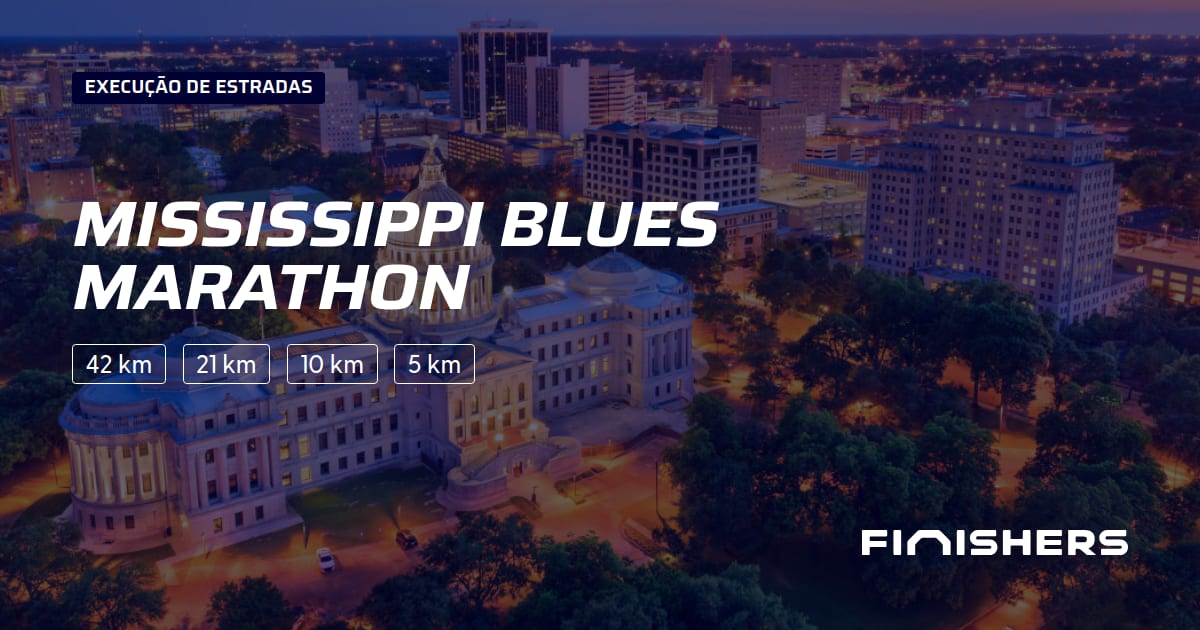 🏃 Mississippi Blues Marathon 2025 Percursos, inscrições e resultados