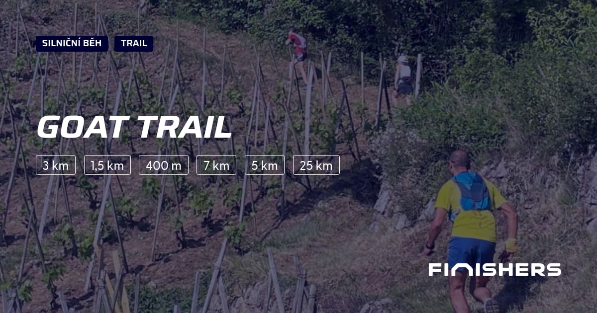 🏃 Goat Trail 2026 - Informace o závodu a registrační proces | Finishers