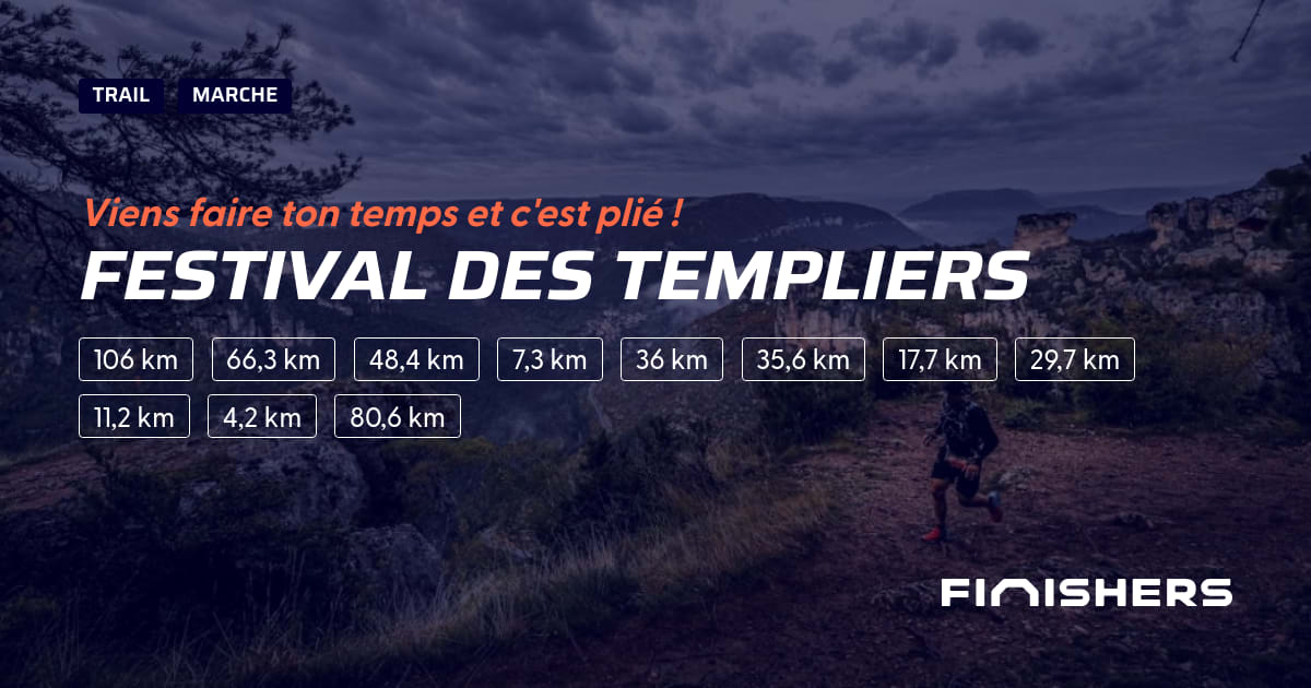 🏃 Festival des Templiers 2025 Parcours, inscriptions & résultats