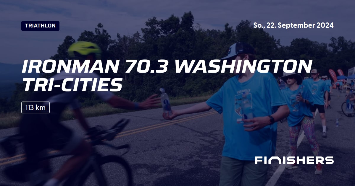 🏃 Ironman 70.3 Washington Tricities 2024 Alle Strecken, Ergebnis