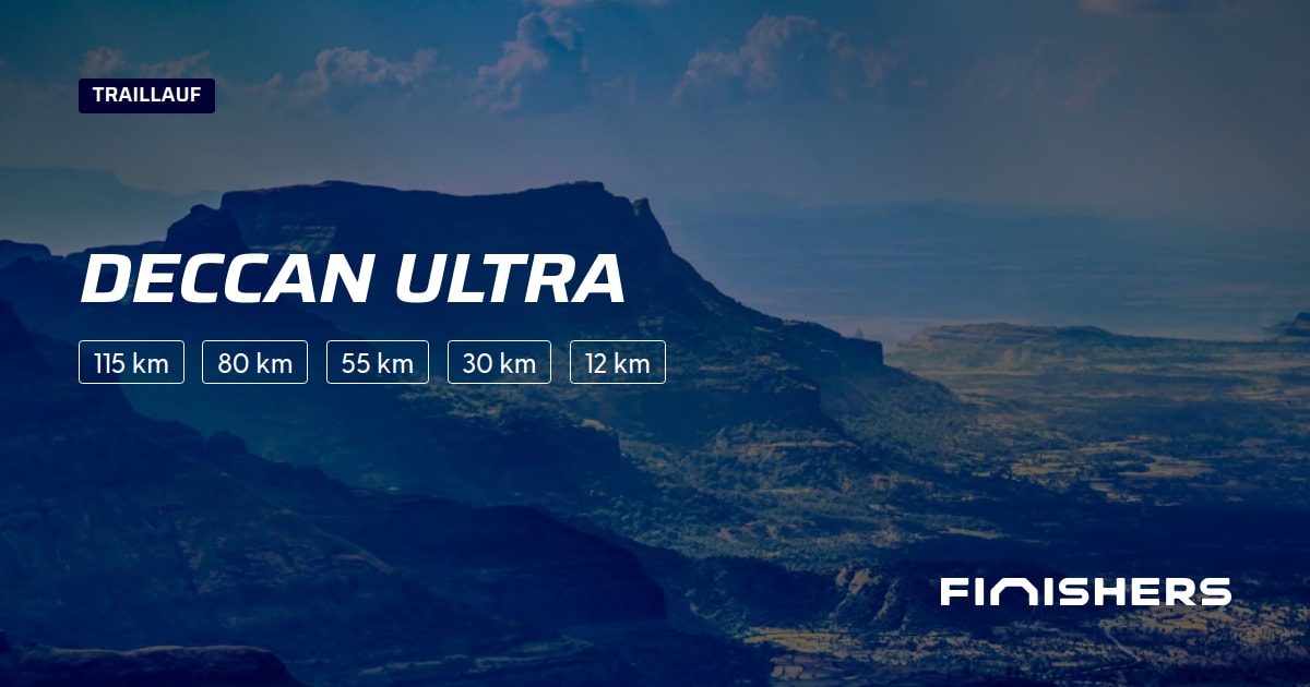 🏃 Deccan Ultra 2025 Alle Strecken, Ergebnis und Anmeldeinfos
