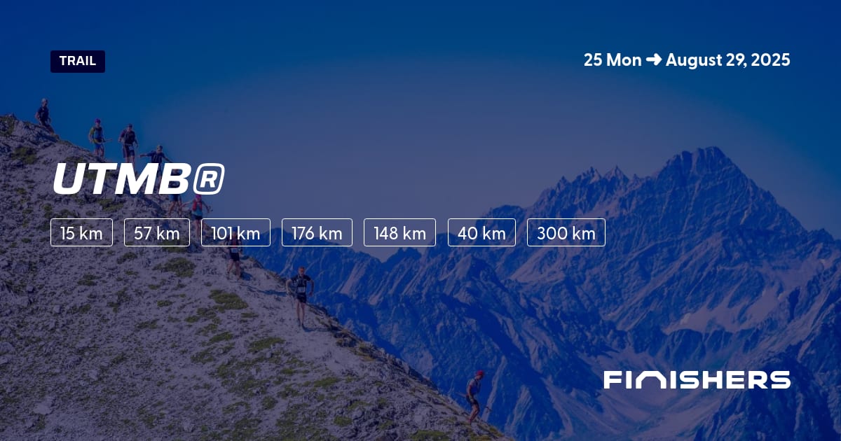 🏃 UTMB® 2025 All the information about the race and registration process Finishers