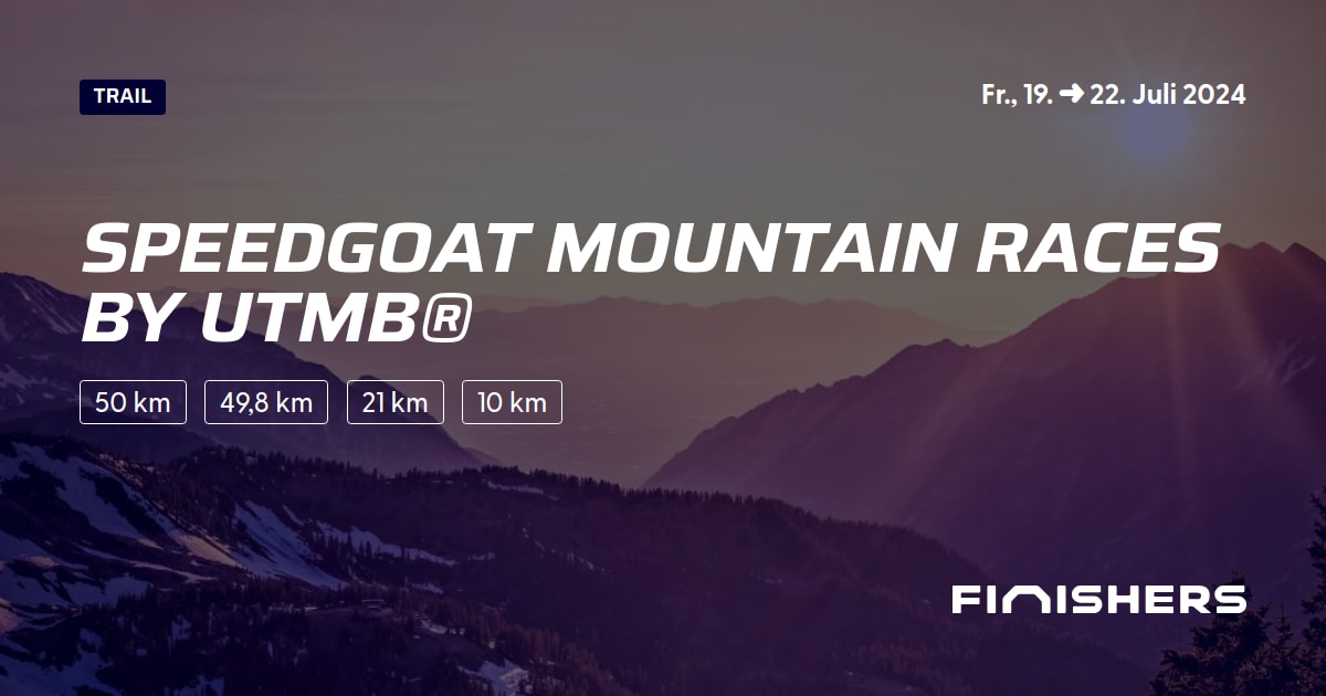 🏃 Speedgoat Mountain Races by UTMB® 2024 Alle Strecken, Ergebnis