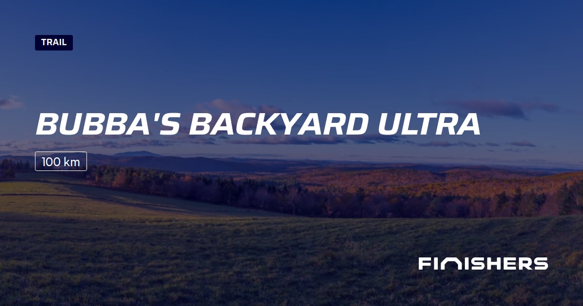 🏃 Bubba's Backyard Ultra 2024 Toda la información sobre los