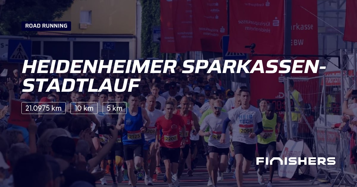 🏃 Heidenheimer Sparkassen-Stadtlauf 2026 - All the information about