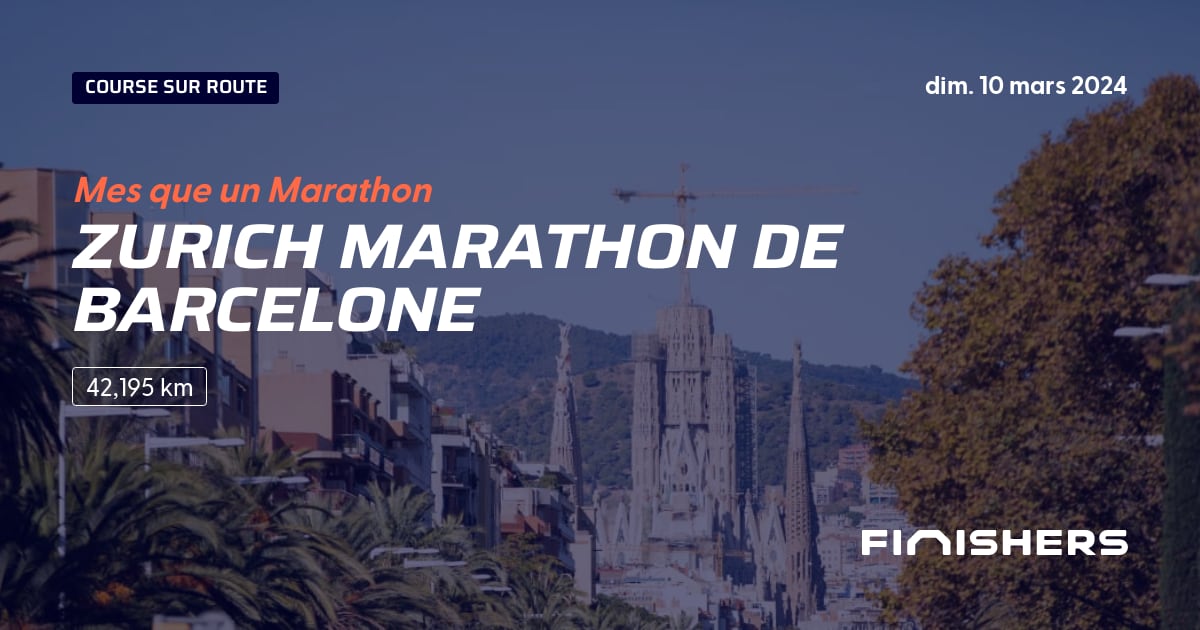 🏃 Marathon de Barcelone 2024 Parcours, inscriptions & résultats Finishers