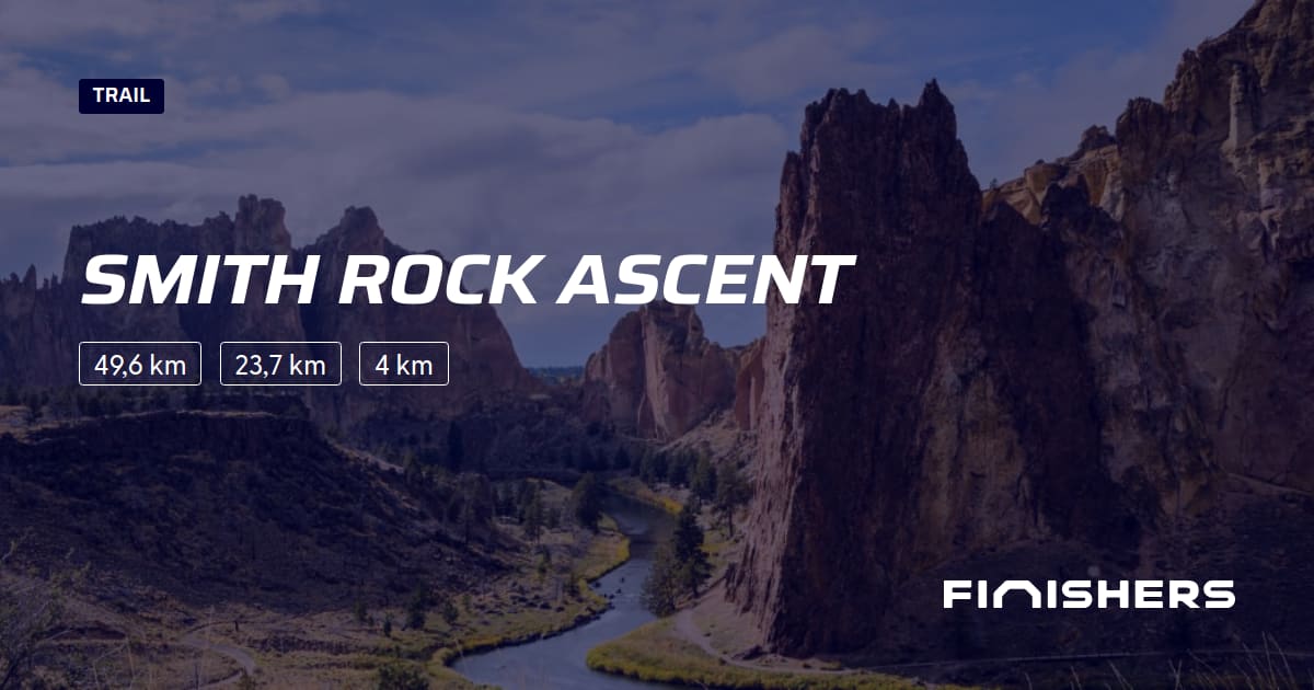 🏃 Smith Rock Ascent 2025 Toda la información sobre los recorridos e