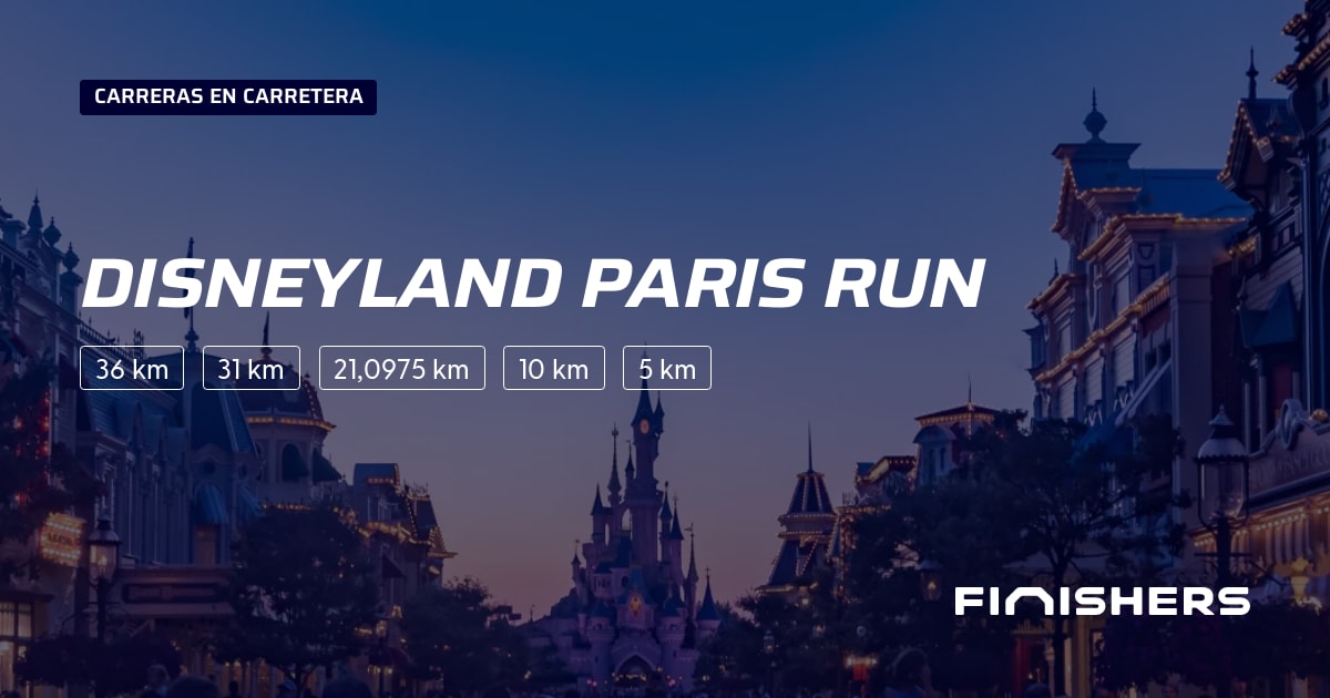 🏃 Disneyland Paris Run 2024 Toda la información sobre los recorridos