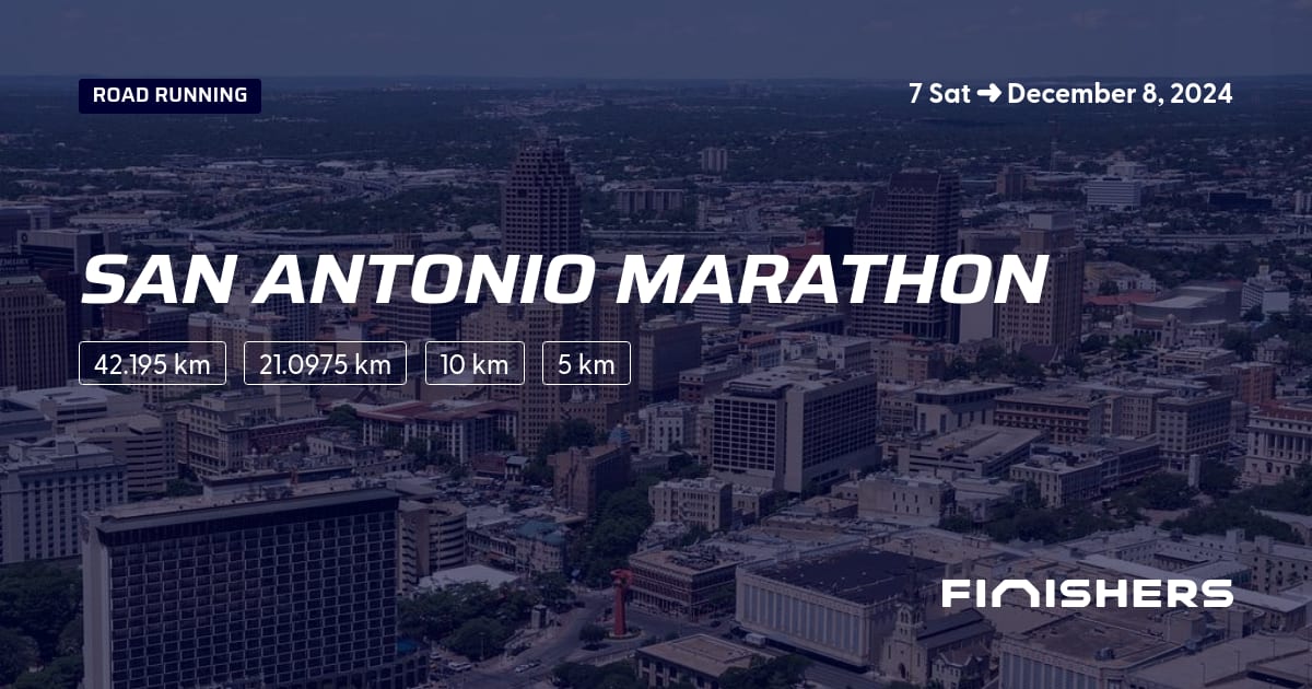 🏃 San Antonio Marathon 2024 All the information about the race and