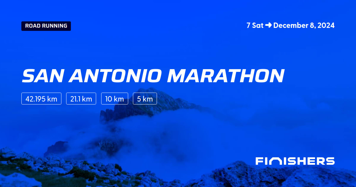 🏃 San Antonio Marathon 2024 All the information about the race and