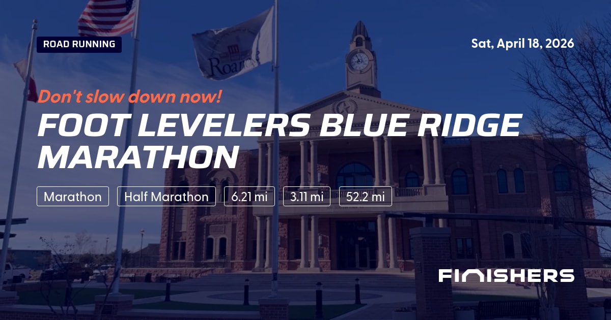🏃 Foot Levelers Blue Ridge Marathon 2026 - All the information about ...