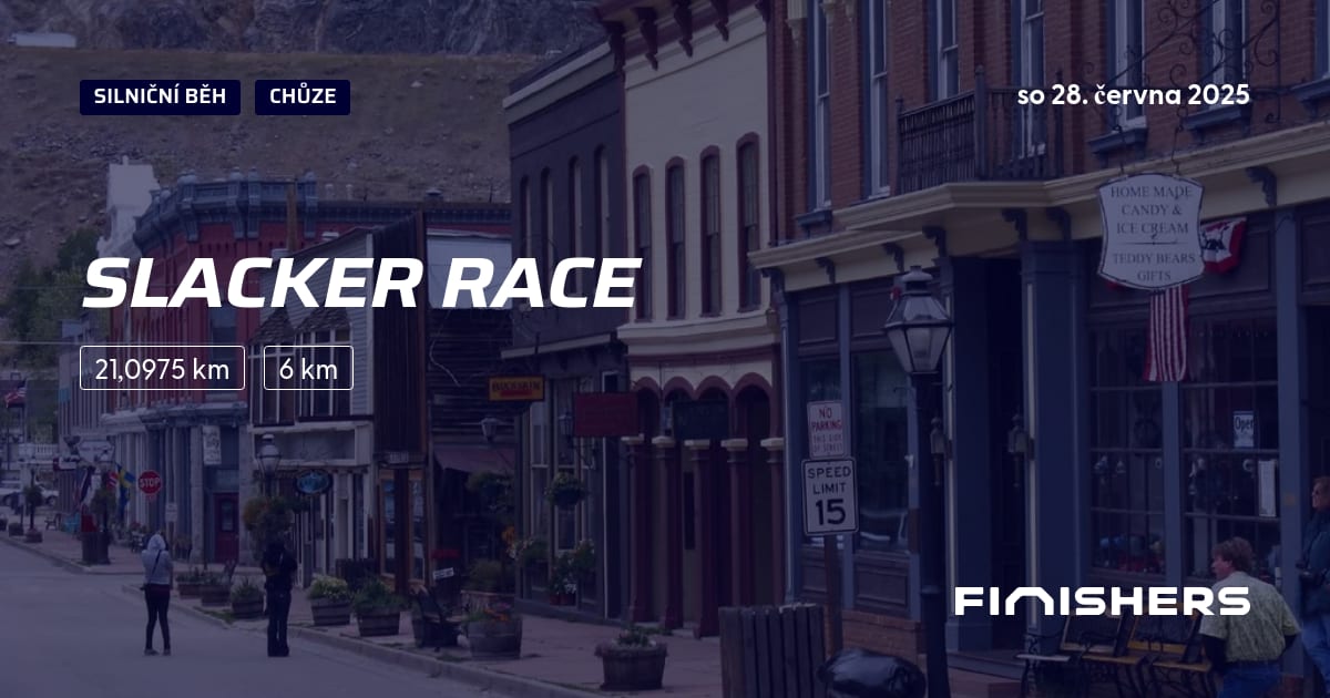 🏃 Slacker Race 2025 - Informace o závodu a registrační proces | Finishers