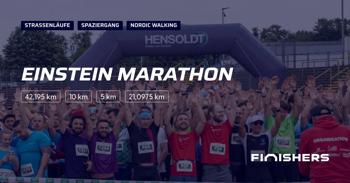 🏃 Einstein Marathon 2025 Alle Strecken, Ergebnis und Anmeldeinfos