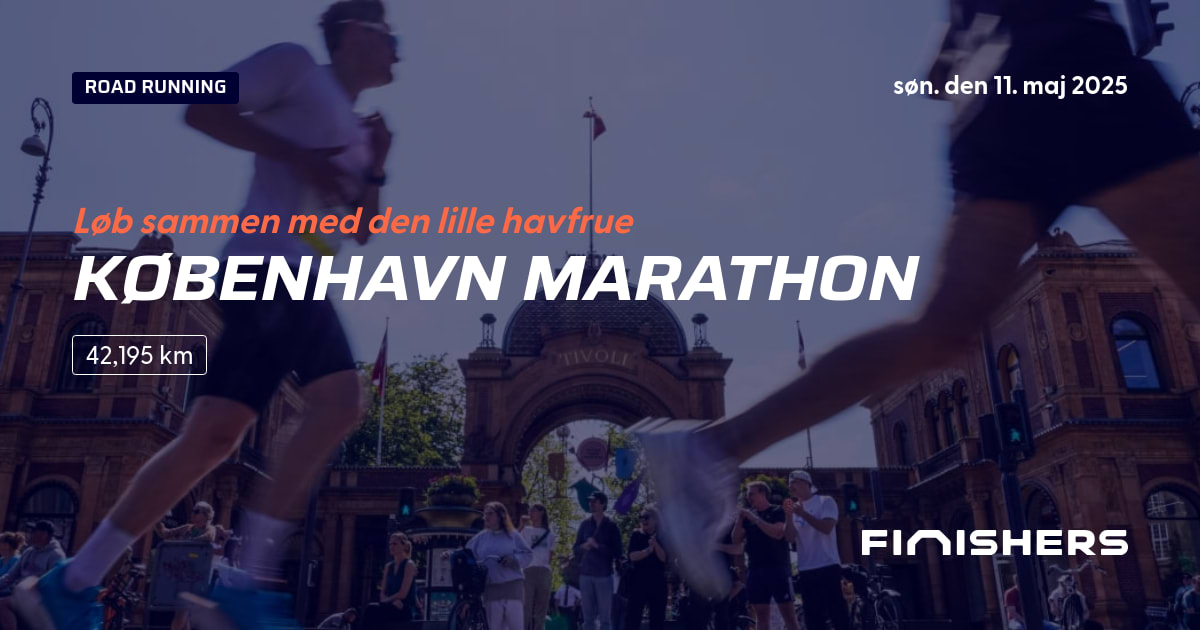 🏃 København Marathon 2025 - Rute, tilmelding og resultater | Finishers