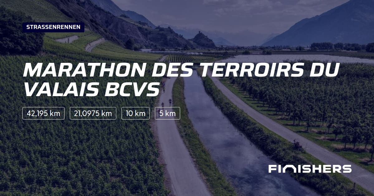 🏃 Marathon des Terroirs du Valais BCVS 2024 Alle Strecken, Ergebnis