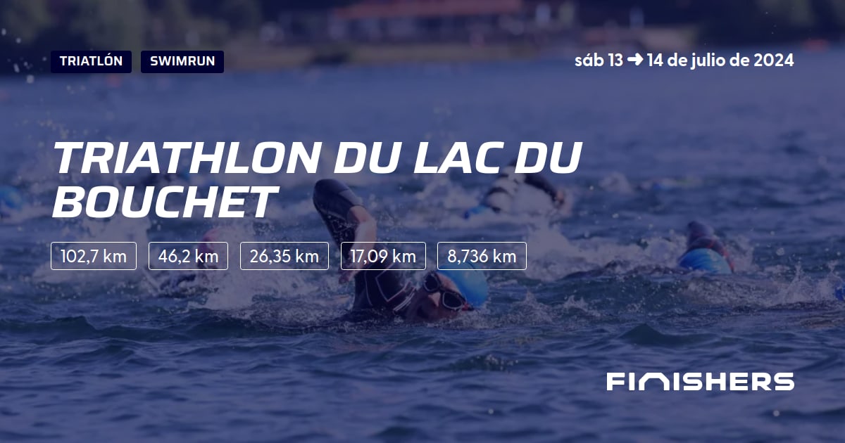 🏃 Triathlon du Lac du Bouchet 2024 Toda la información sobre los recorridos e inscripciones