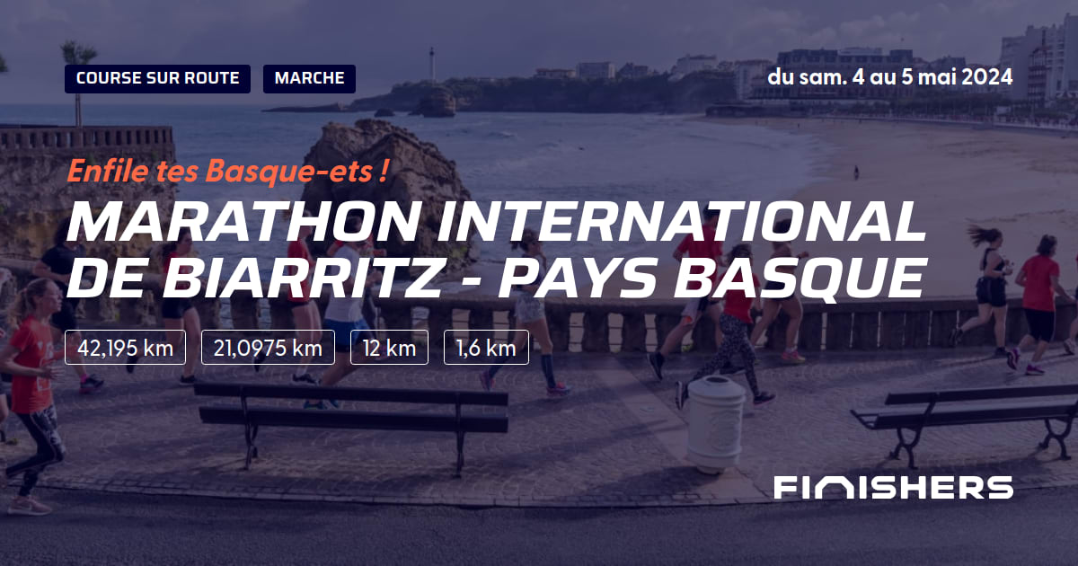 🏃 Marathon International de Biarritz Pays Basque 2023 Toutes les