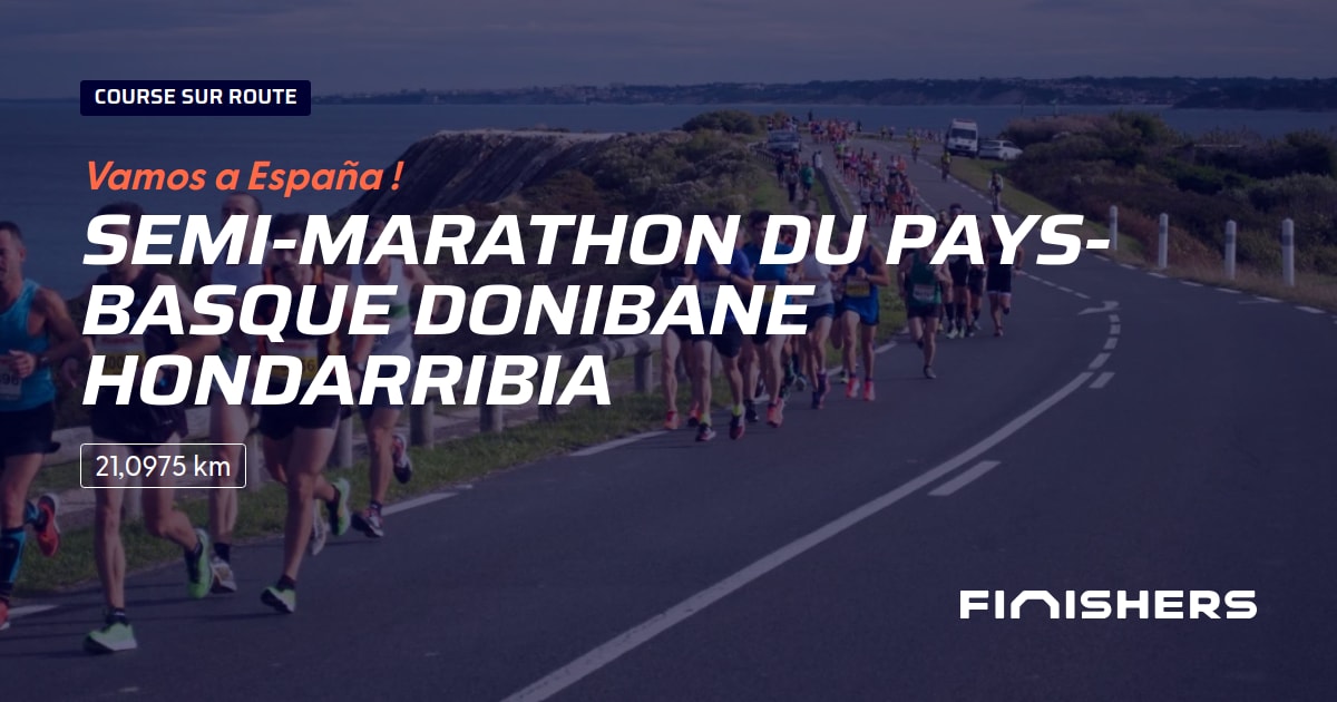 🏃 SemiMarathon du PaysBasque Donibane Hondarribia 2023 Parcours