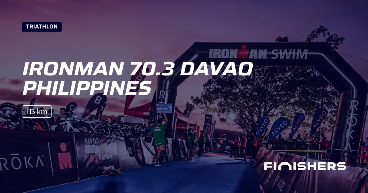 🏃 Ironman 70.3 Davao Philippines 2025 Parcours, inscriptions & résultats Finishers