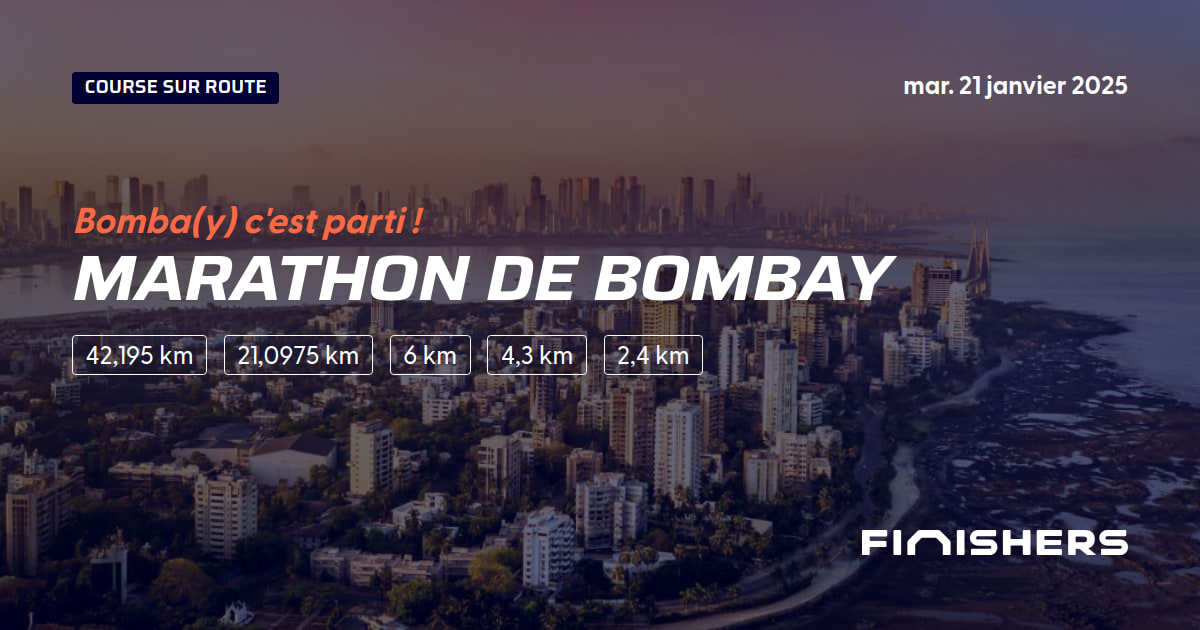 🏃 Marathon de Bombay 2025 Parcours, inscriptions & résultats Finishers