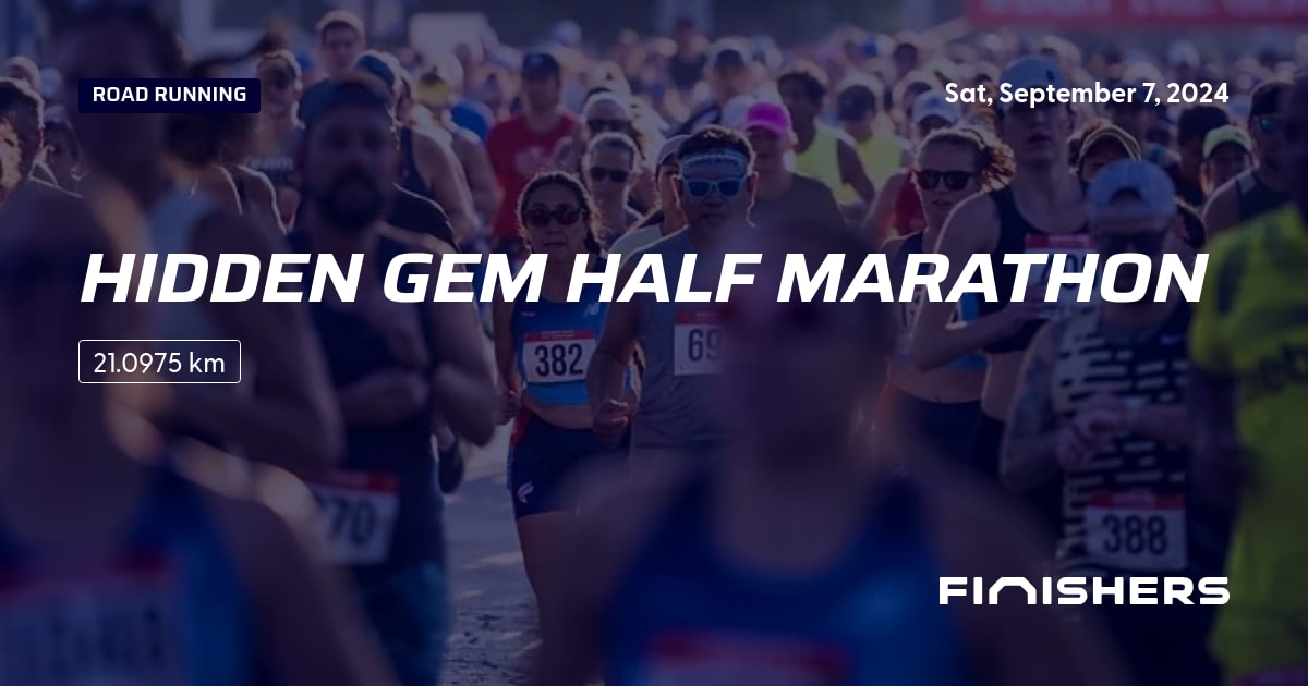 🏃 Hidden Gem Half Marathon 2024 All the information about the race