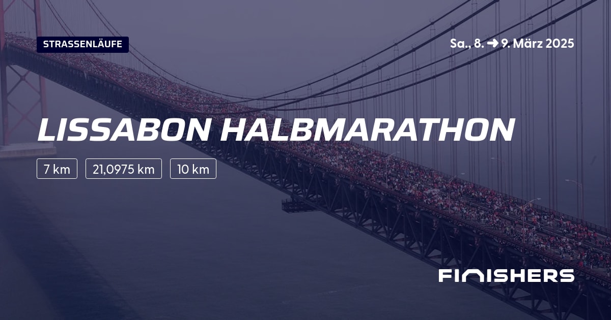 🏃 Lissabon Halbmarathon 2025 - Alle Strecken-, Ergebnis- und