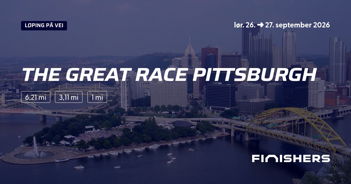 🏃 The Great Race Pittsburgh 2026 - All informasjon om løpet og ...
