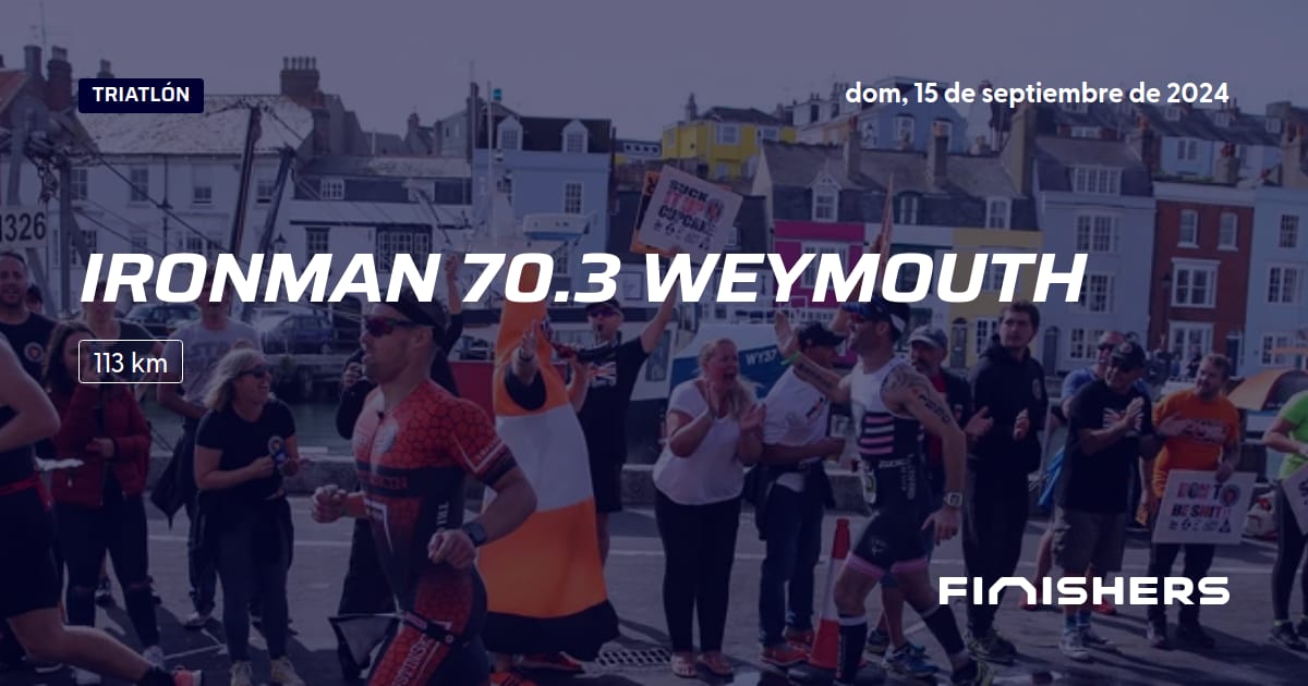 🏃 Ironman 70.3 Weymouth 2024 Toda la información sobre los recorridos